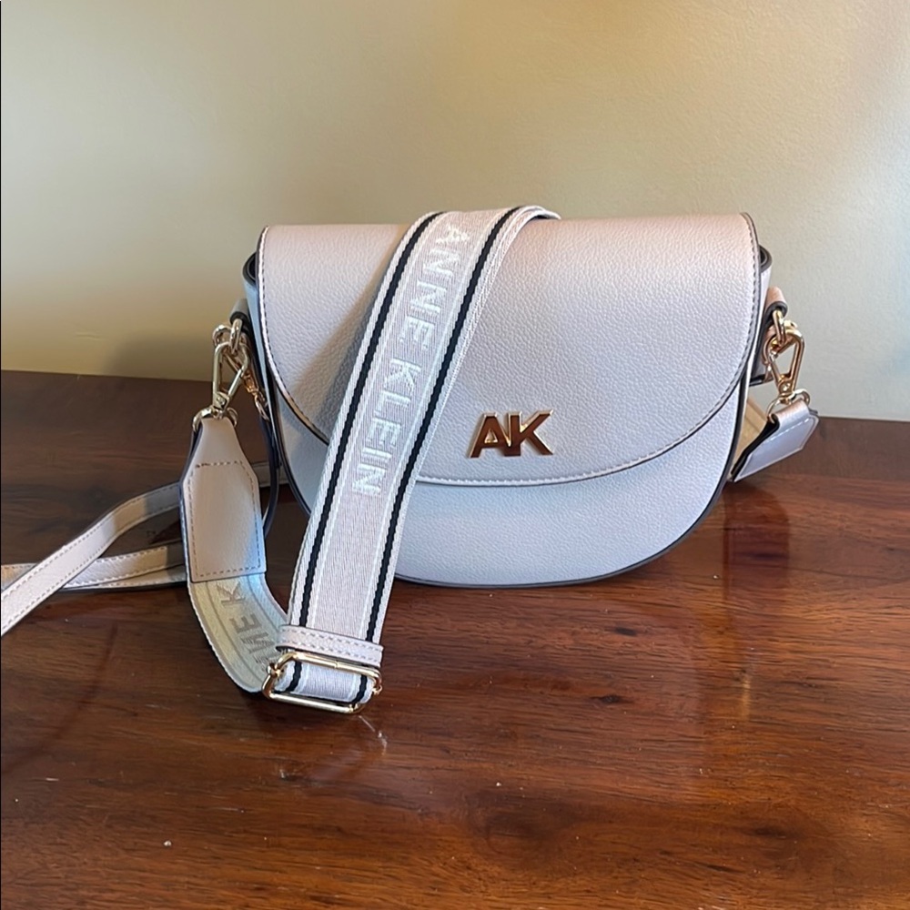 NEW Anne Klein Cream Crossbody Bag